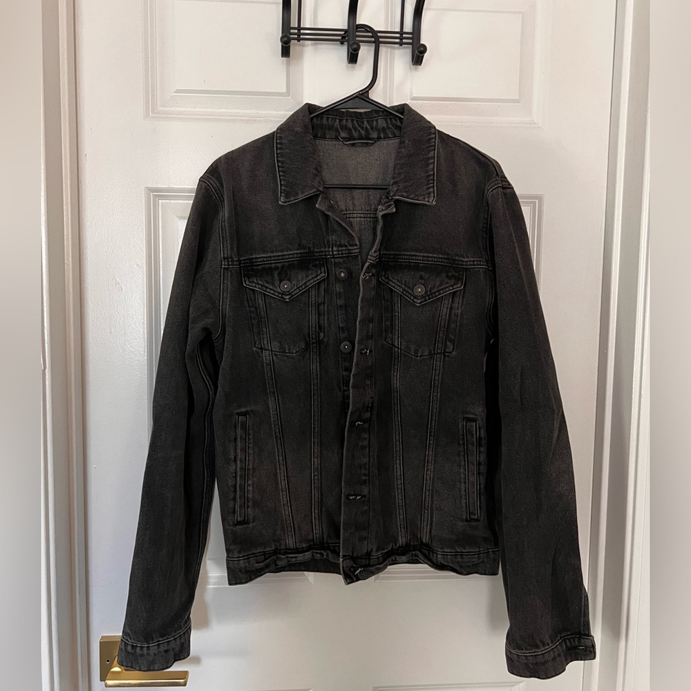 Men's Black Denim Jacket